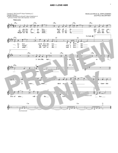 And I Love Her von The Beatles (Download) 