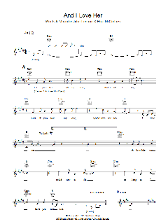 And I Love Her von The Beatles (Download) 