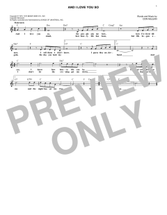 And I Love You So von Perry Como (Download) 