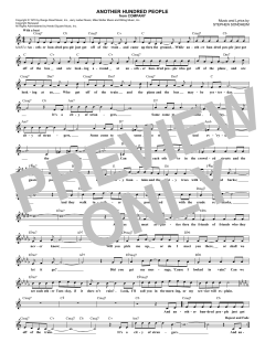 Another Hundred People von Stephen Sondheim (Download) 