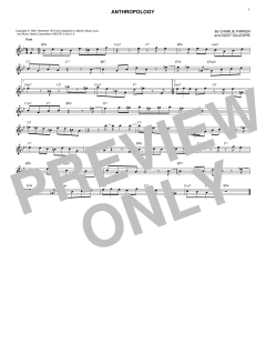 Anthropology von Charlie Parker (Download) 