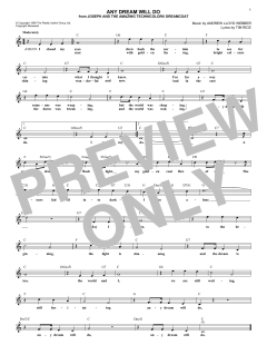 Any Dream Will Do von Tim Rice (Download) 