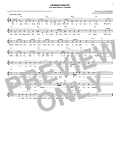 Arabian Nights von Alan Menken (Download) 