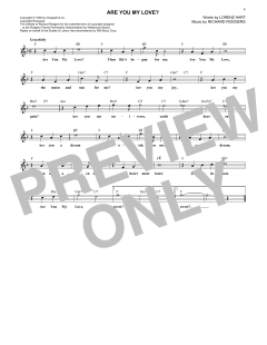 Are You My Love? von Richard Rodgers (Download) 