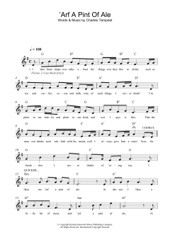 'Arf A Pint Of Ale von Charles Tempest (Download) 