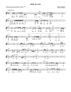 Arise, My Love von Eddie Carswell (Download) 