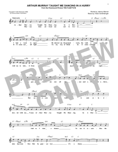 Arthur Murray Taught Me Dancing In A Hurry von Johnny Mercer (Download) 