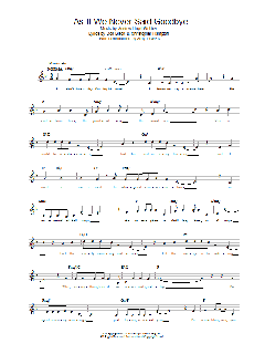 As If We Never Said Goodbye von Andrew Lloyd Webber (Download) 