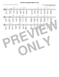 As With Gladness Men Of Old von William Chatterton Dix (Download) 