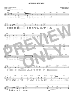 Autumn In New York von Bud Powell (Download) 