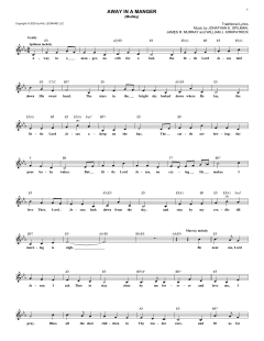 Away In A Manger von Traditional (Download) 