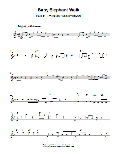 Baby Elephant Walk von Henry Mancini (Download) 