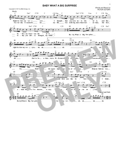 Baby What A Big Surprise von Chicago (Download) 