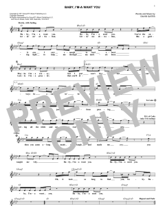 Baby, I'm-A Want You von Bread (Download) 