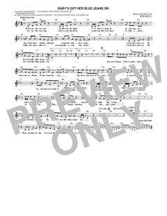Baby's Got Her Blue Jeans On von Bob McDill (Download) 