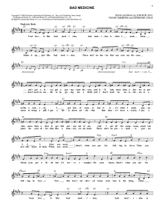 Bad Medicine von Bon Jovi (Download) 