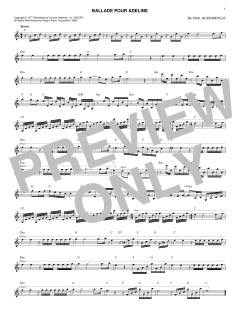 Ballade Pour Adeline von Paul de Senneville (Download) 