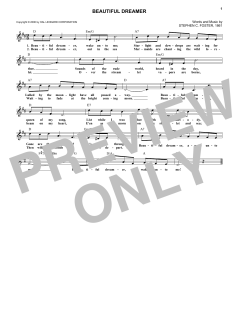 Beautiful Dreamer von Stephen C. Foster (Download) 