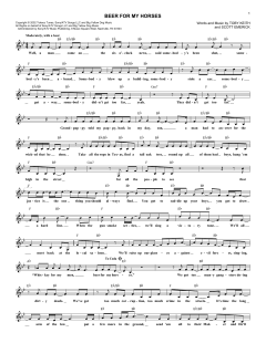 Beer For My Horses von Toby Keith (Download) 