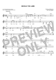 Behold The Lamb von Dottie Rambo (Download) 