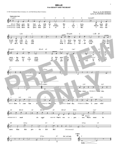 Belle von Alan Menken (Download) 