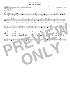 Bells Are Ringing von Jule Styne (Download) 