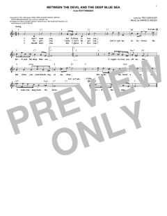 Between The Devil And The Deep Blue Sea von Ted Koehler (Download) 