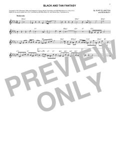 Black And Tan Fantasy von Duke Ellington (Download) 