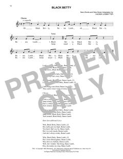 Black Betty von Lead Belly (Download) 