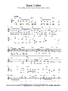 Black Coffee von Paul Francis Webster (Download) 