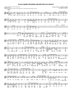 Black Denim Trousers And Motorcycle Boots von The Cheers (Download) 