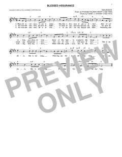 Blessed Assurance von Fanny J. Crosby (Download) 