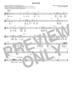 Blue Eyes von Elton John (Download) 