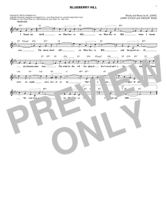 Blueberry Hill von Fats Domino (Download) 