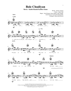 Bole Chudiyan von Jatin-Lalit (Download) 