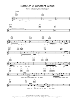 Born On A Different Cloud von Oasis (Download) 