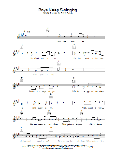 Boys Keep Swinging (Download) 