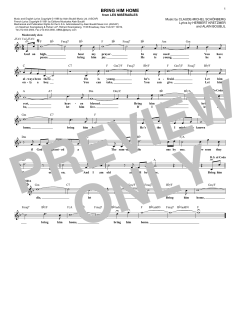 Bring Him Home von Alain Boublil (Download) 