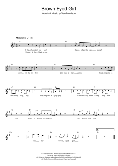 Brown Eyed Girl von Van Morrison (Download) 