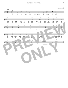 Burgundian Carol von Oscar Brand (Download) 