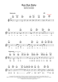 Bye Bye Baby von Leo Robin (Download) 