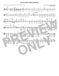 Bye Bye Baby von The Four Seasons (Download) 