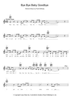 Bye Bye Baby Goodbye von Col Joye (Download) 