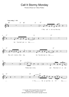 Call It Stormy Monday von T-Bone Walker (Download) 