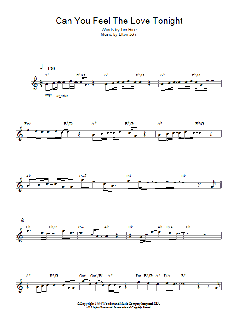 Can You Feel The Love Tonight von Tim Rice (Download) 