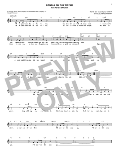 Candle On The Water von Helen Reddy (Download) 