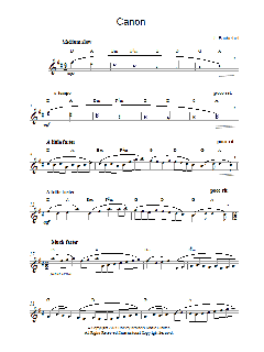 Canon von Johann Pachelbel (Download) 