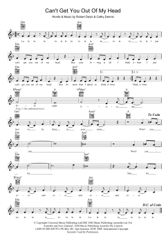 Can't Get You Out Of My Head von Kylie Minogue (Download) 