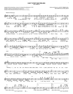 Can't Stop The Feeling von Justin Timberlake (Download) 