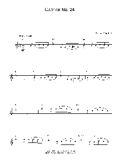 Caprice No. 24 von Paganini Niccolo (Download) 